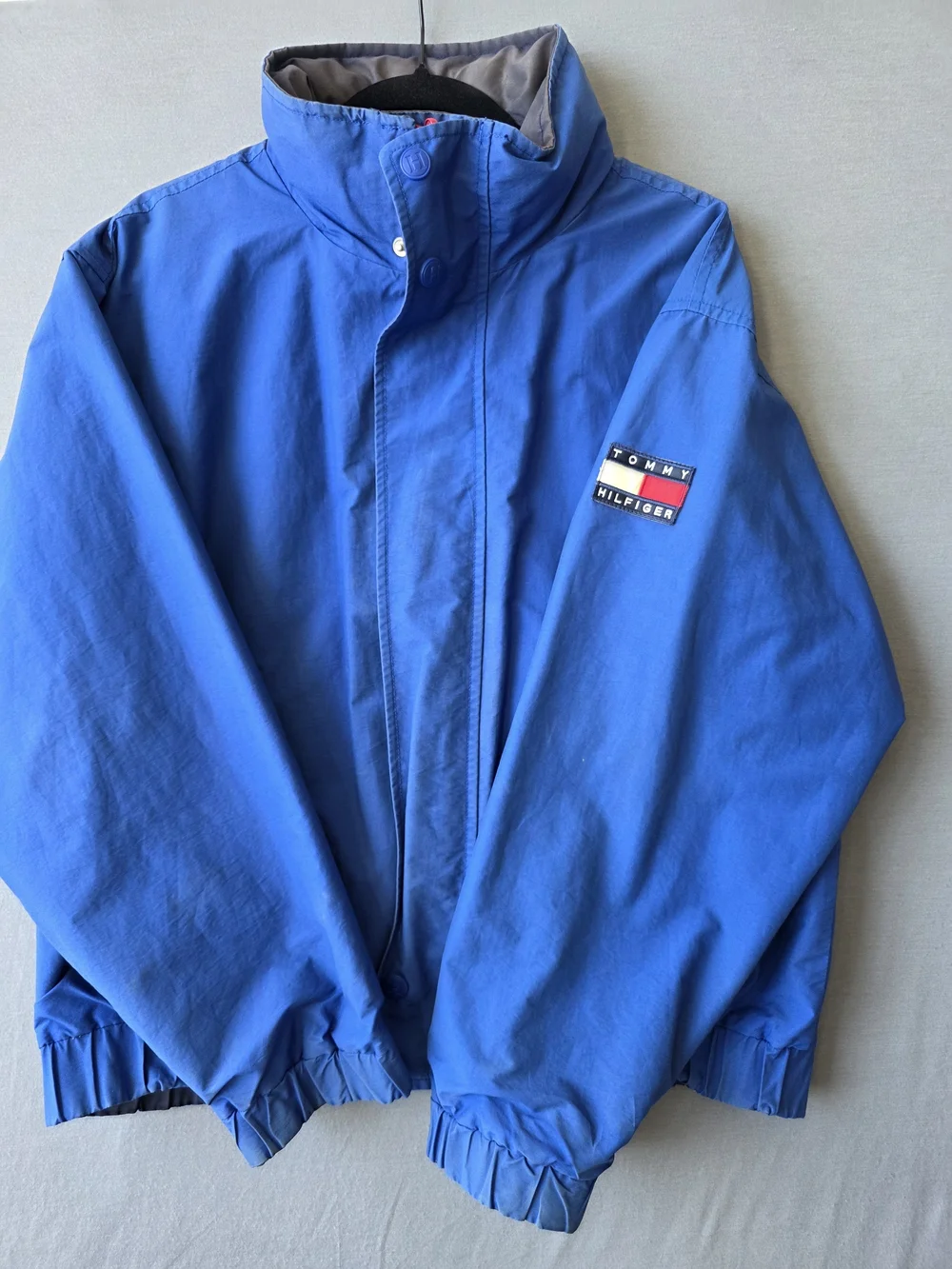 Vintage Tommy Hilfiger Reversible Colorblock Jacket 1995 Spellout Streetwear.
